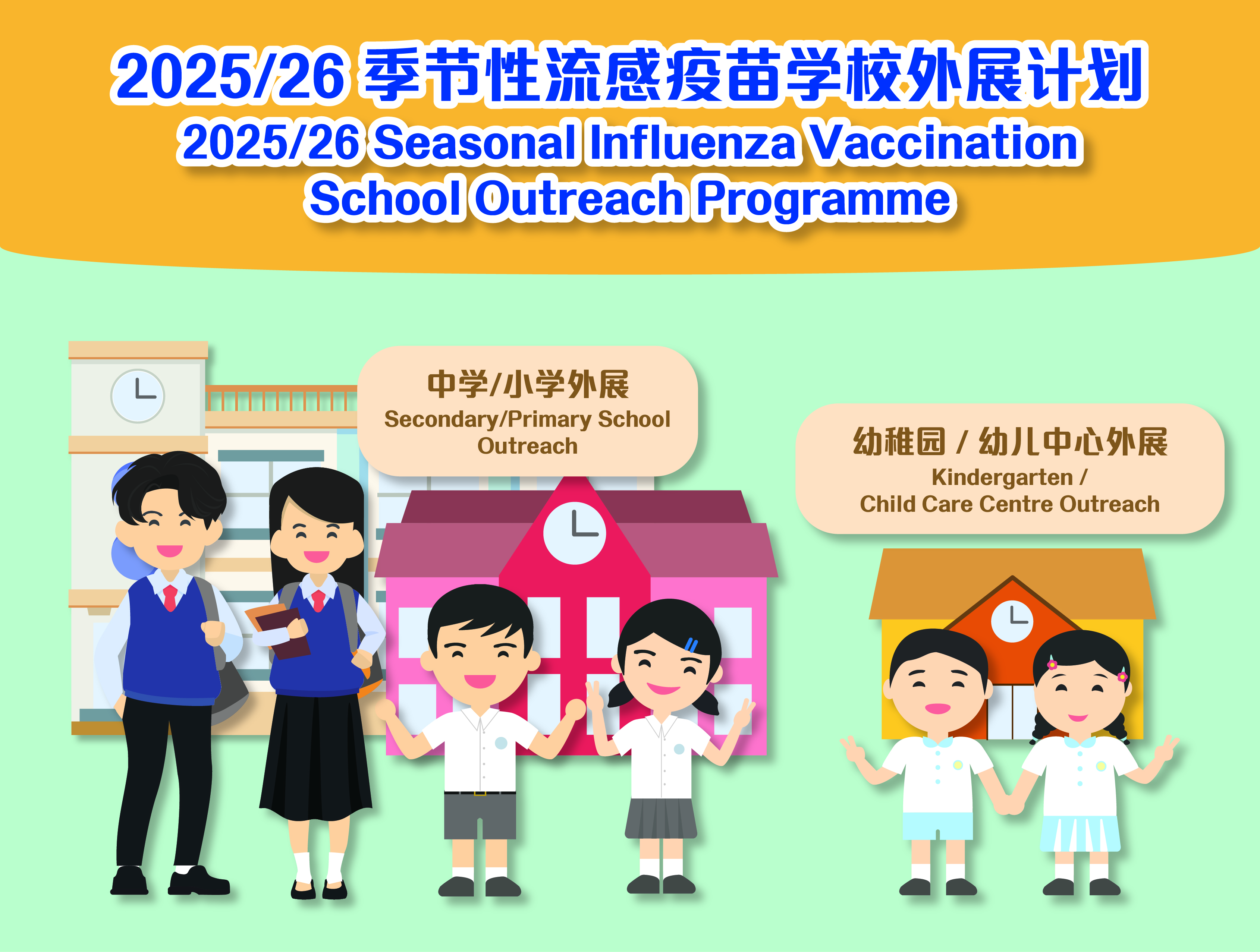 季节性流感疫苗学校外展 2025-26