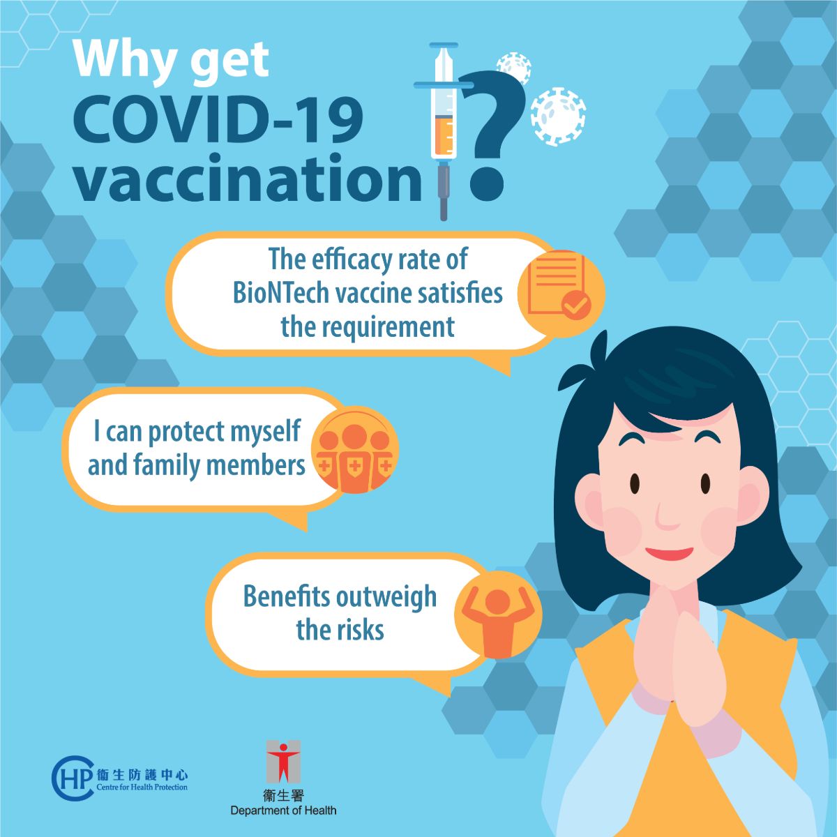"Why We Should Get COVID-19 Vaccination" Series: Benefits outweigh the risks