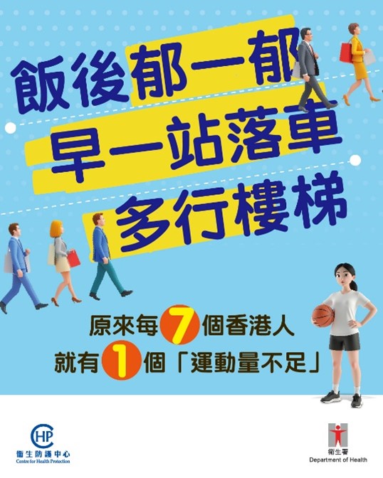 【原來每7個香港人就有1個「體能活動不足」😱】 【原來每7個香港人就有1個「體能活動不足」😱】