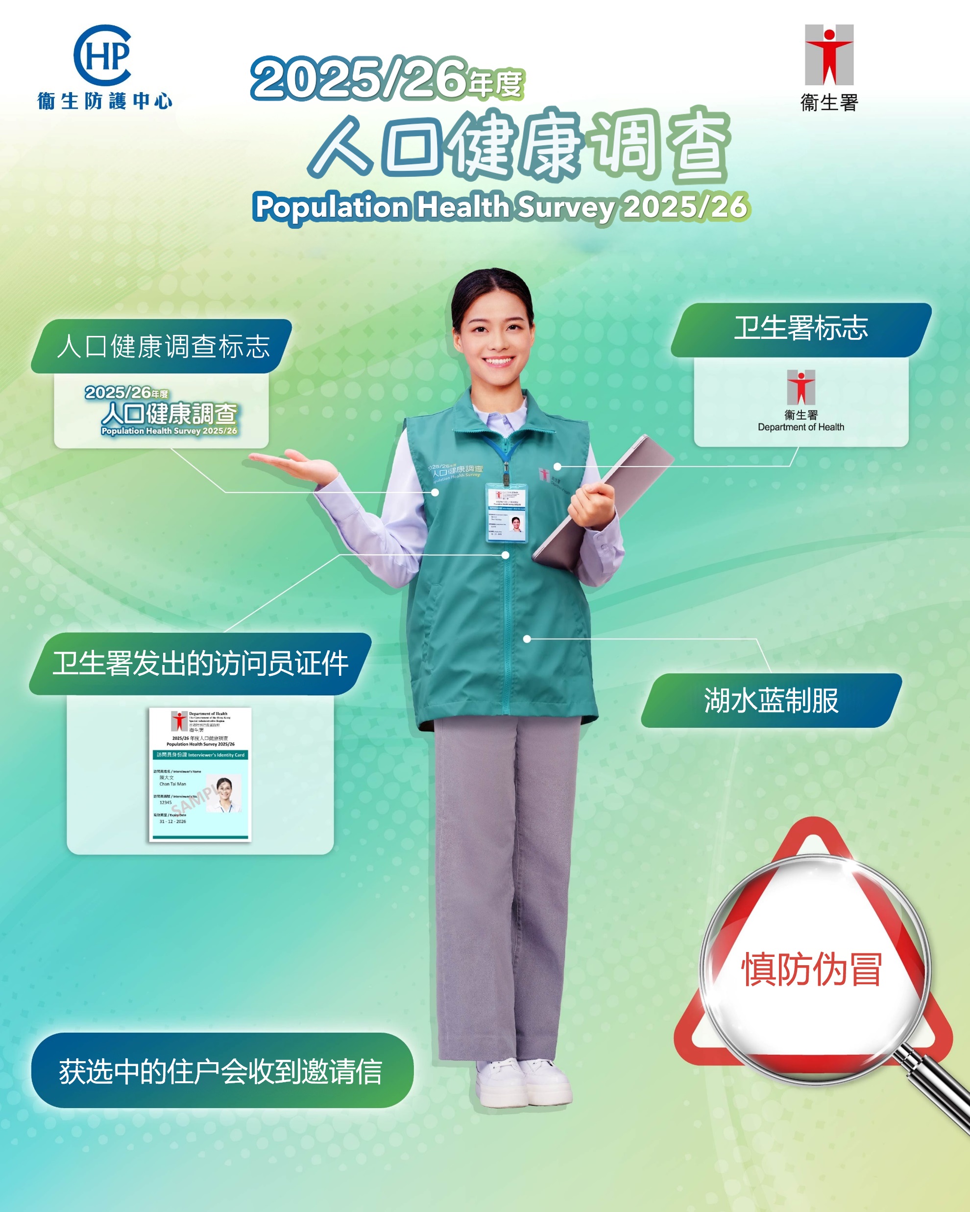 2025/26年度人口健康调查访问员 2025/26年度人口健康调查访问员