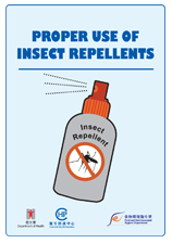 Proper use of insect repellents