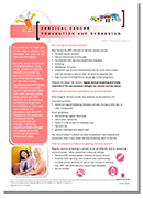 Cervical cancer prevetion and screening