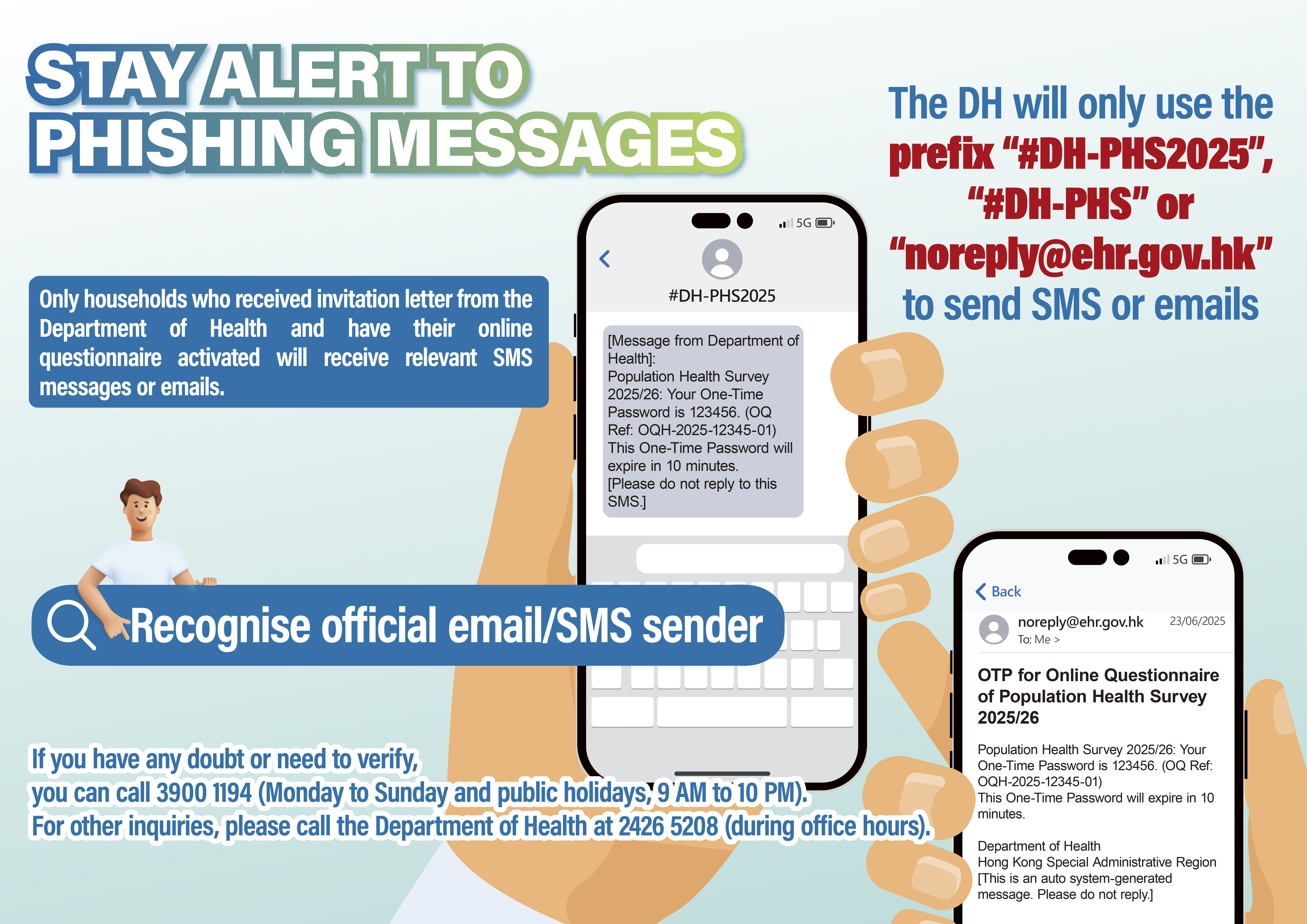 Stay Alert to Phishing Messages